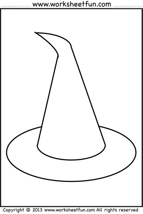 Describe the look of a witches hat